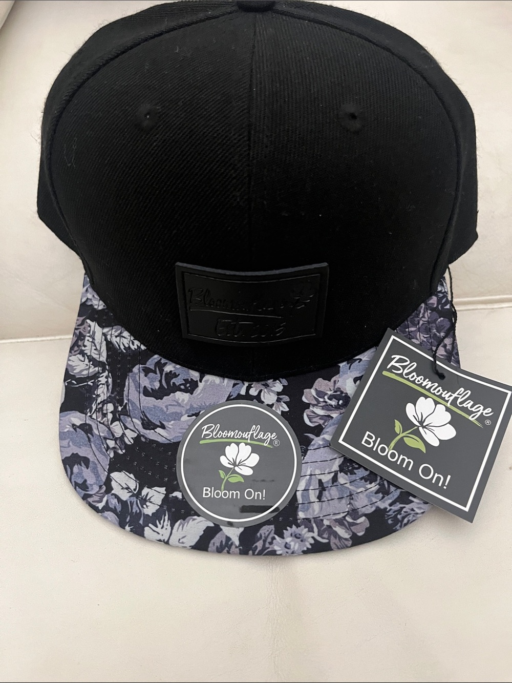 Bloomouflage women’s SnapBack hat.